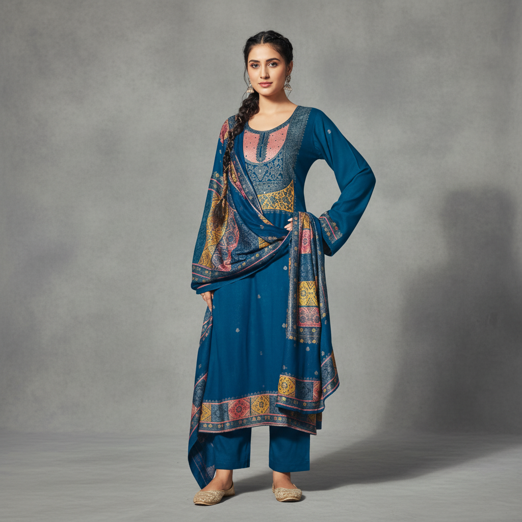 Jaam cotton with Pure Duppata (Fabric)