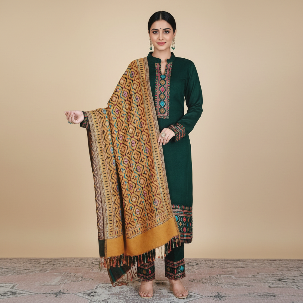 Winter collection with shawl (Fabric)